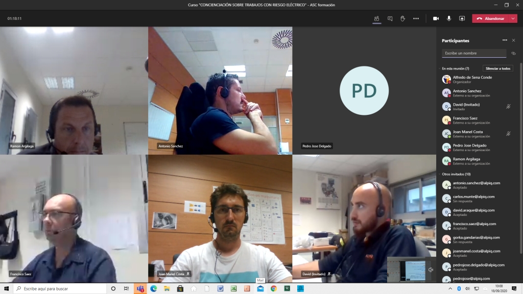 Curso a distancia por el "método ASC" Método ASC curso Riesgo Eléctrico